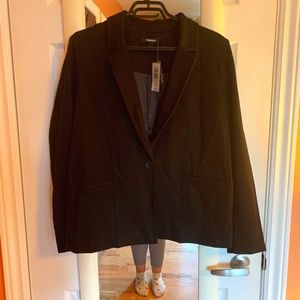 Torrid Black Premium Ponte Tailored Blazer 00